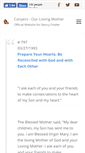 Mobile Screenshot of ourlovingmother.org
